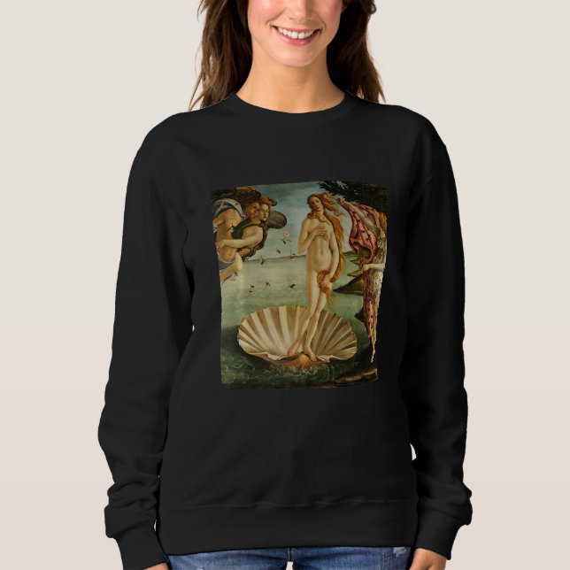 Sudadera El cuadro El nacimiento de Venus de Sandro Bottice (Anverso)