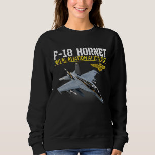 Sudadera El Cuerno F-18 en acción. Aviación naval en su eta