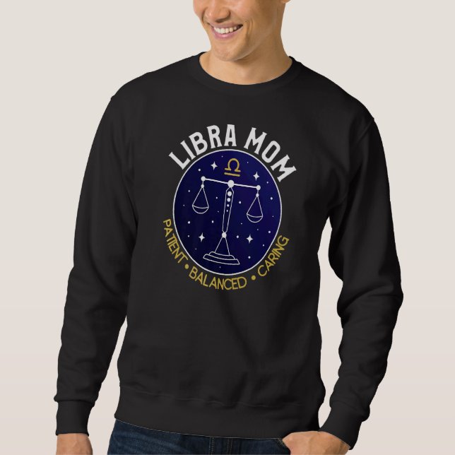 Sudadera El cuidado equilibrado de la madre libra (Anverso)