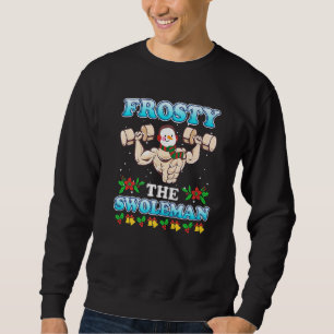 Sudadera El culturista Snowman escarcha al hombre lobo 2