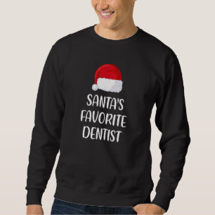 Sudadera El dentista favorito de Santa Navidad Pijama de Na