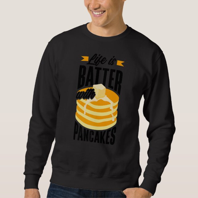 Sudadera El Desayuno De Pankecake Maker Life Es Batería Con (Anverso)