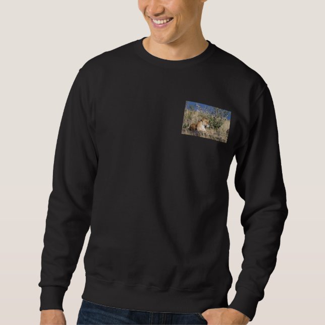 Sudadera El descanso de la leona (Anverso)