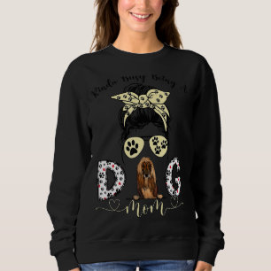 Sudadera El Desordenado Bun Kinda Ocupado Como Una Madre Pe
