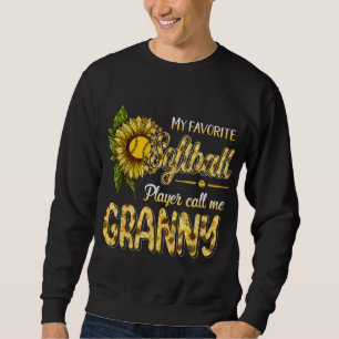 Sudadera El día de la madre del girasol en el béisbol