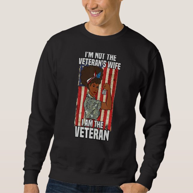 Sudadera El día de la mujer no soy veterana (Anverso)