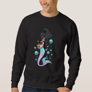 Sudadera El Día De La Sirena Muerta Sirena Mexicana Calaver