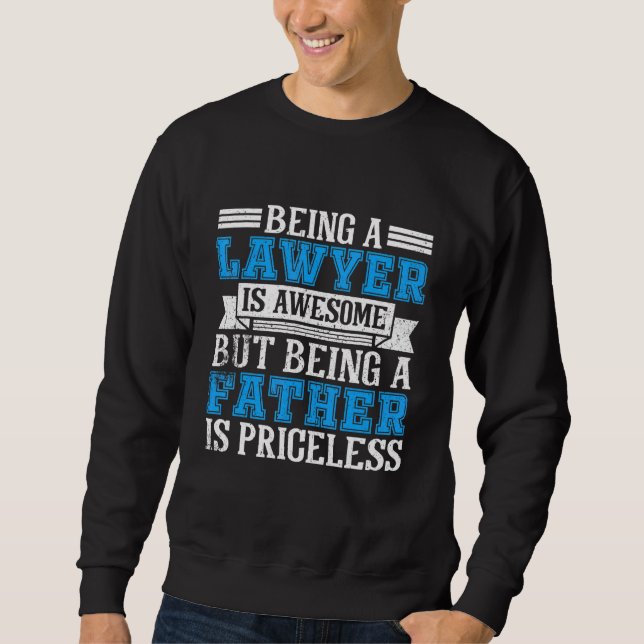 Sudadera El Día De Los Padres Del Abogado (Anverso)