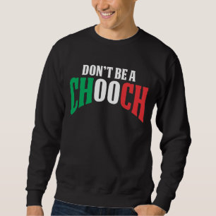 Sudadera El día de los padres italianos divertidos, no sea