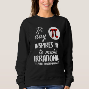 Sudadera El Día De Pi Me Inspira Matemática Con El Símbolo 