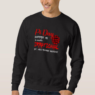 Sudadera El Día De Pi Me Inspira Matemáticas Lo