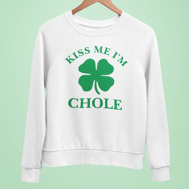 Sudadera El Día de San Patricio me besa personalmente (Subido por el creador)