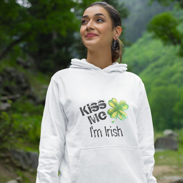 Sudadera El Día de San Patricio me besa, soy un amante verd (Subido por el creador)