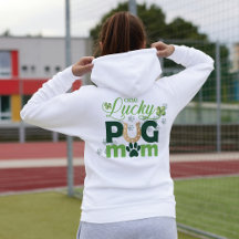 El Día de San Patricio, una afortunada mamá de Pug