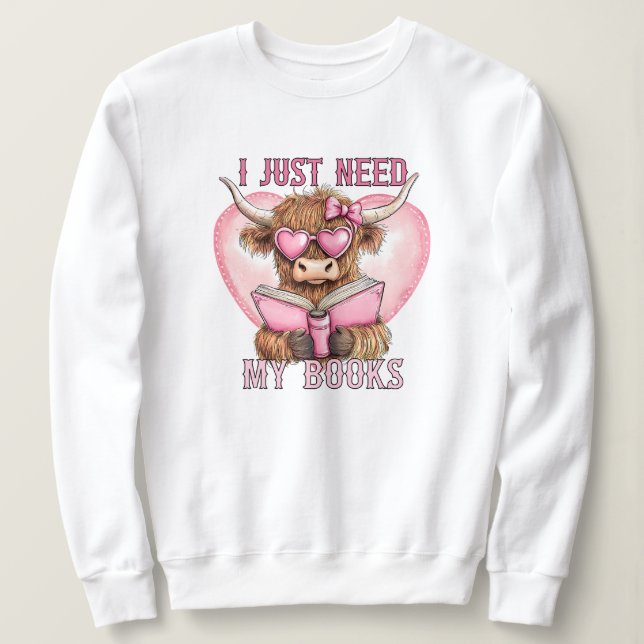 Sudadera El día de San Valentín amante de la lectura de la  (Anverso del diseño)