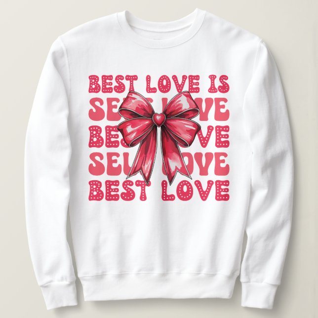 Sudadera El día de San Valentín Autoamor (Anverso del diseño)