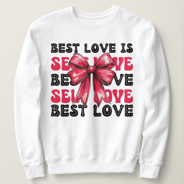 Sudadera El día de San Valentín Autoamor (Anverso del diseño)