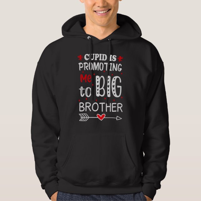 Sudadera El día de San Valentín Cupid Me Está Promocionando (Anverso)
