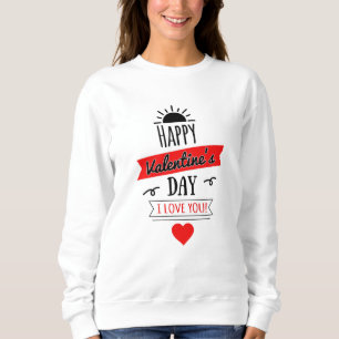 Sudadera El día de San Valentín de amor Parejas del corazón