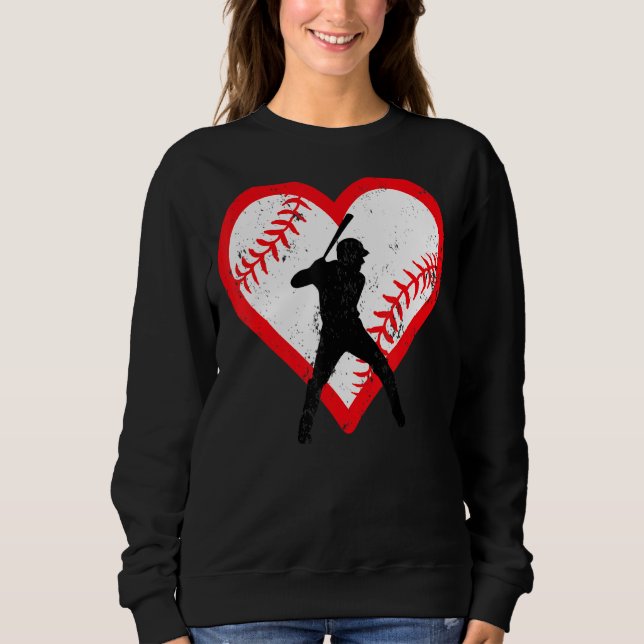 Sudadera El día de San Valentín de béisbol niños niños niño (Anverso)