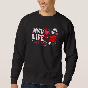 Sudadera El día de San Valentín de Enfermería de la Vida de