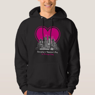 Sudadera El día de San Valentín en Chicago City