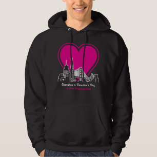 Sudadera El día de San Valentín en San Francisco City
