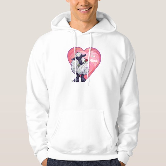 Sudadera El día de San Valentín ovino (Anverso)