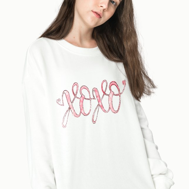 Sudadera El día de San Valentín XOXO Design Sweatshirt (Subido por el creador)