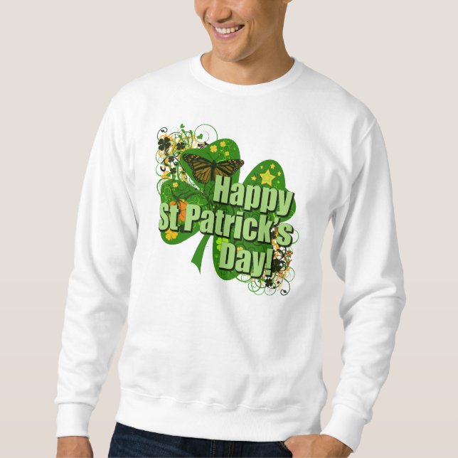 Sudadera ¡El día de St Patrick feliz! (Anverso)