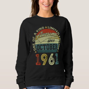 Sudadera El día del bebé de 61 años asombroso desde octubre
