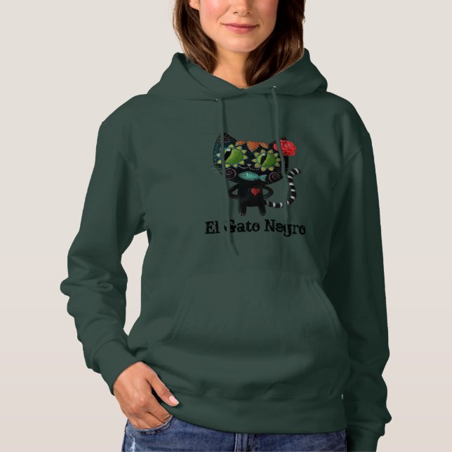 Sudadera El día del gato negro muerto (Anverso)