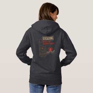 Sudadera El Día Del Geocaching Es El Gráfico GPS De Todos L