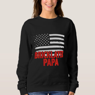 Sudadera El día del padre con la bandera estadounidense de