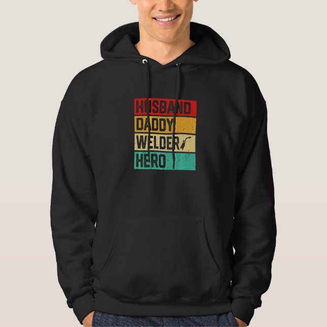 Sudadera El Día del Padre de Héroe Héroe Héroe de Papi (Anverso)