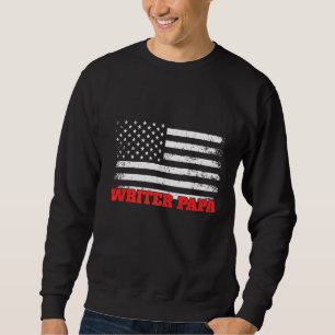 Sudadera El Día del Padre de la Bandera Americana del Escri
