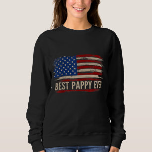 Sudadera El Día del Padre de la Bandera Americana, mejor pa