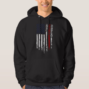 Sudadera El día del padre de la bandera norteamericana, pad