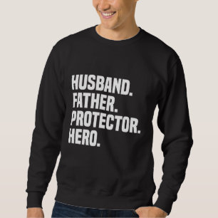 Sudadera El día del padre del marido, el protector de los e