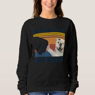 Sudadera El Día del Padre del Perro Mejor Padre del Hombre