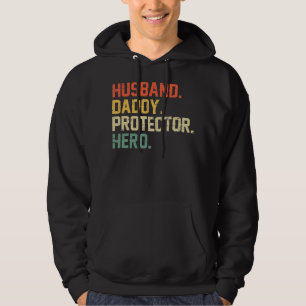Sudadera El Día del Padre Esposo Protector Hero Fathers