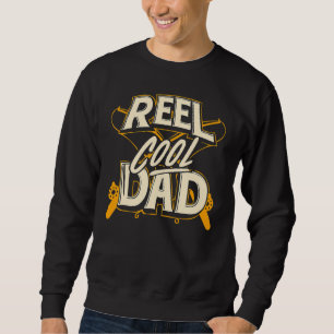 Sudadera El Día del Padre Reel Guay Papá Fish Dad Chiste