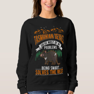 Sudadera El Diablo De Tasmania Resuelve La Mayoría De Mis P