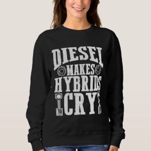 Sudadera El Diesel Hizo Hibrids Llanto Mecánico Coche Diese