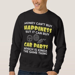 Sudadera El dinero del coche de amor no puede comprar la fe