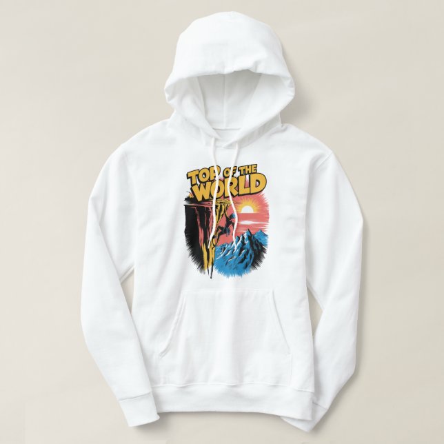 Sudadera El diseño de escalada de rock más importante del m (Diseño del anverso)