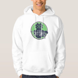 Sudadera El diseño del logotipo clásico del Alaska Cat Cafe