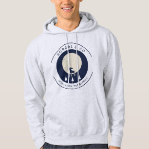 Sudadera El distintivo de la montaña de renos del norte sal