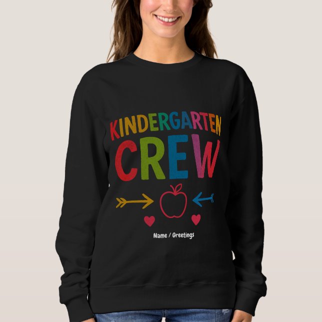 Sudadera El divertido jardín de infancia de los equipos de  (Anverso)