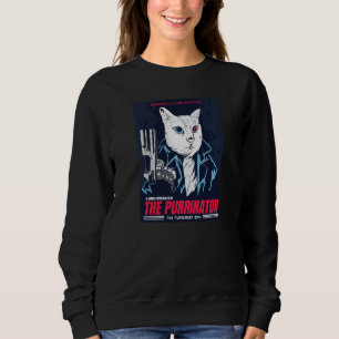 Sudadera El divertido y duro gato del Purrinator